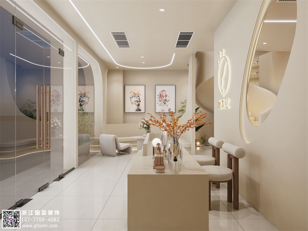 宅寂風(fēng)美容院裝修設(shè)計(jì)要點(diǎn)介紹？
